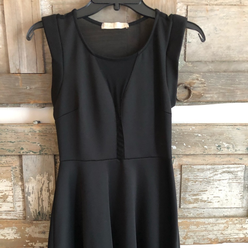 Black Killer Mesh Dress